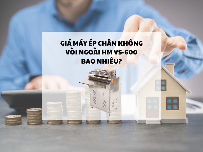 Giá máy ép chân không vòi ngoài HM VS-600 bao nhiêu?