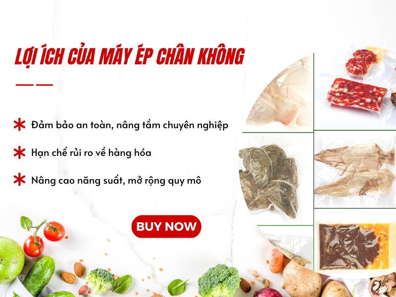 Lợi ích của máy ép chân không