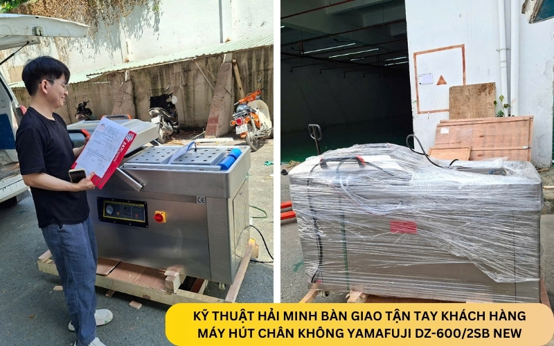 Máy hút chân không Yamafuji DZ-600/2SB New (inox 304)