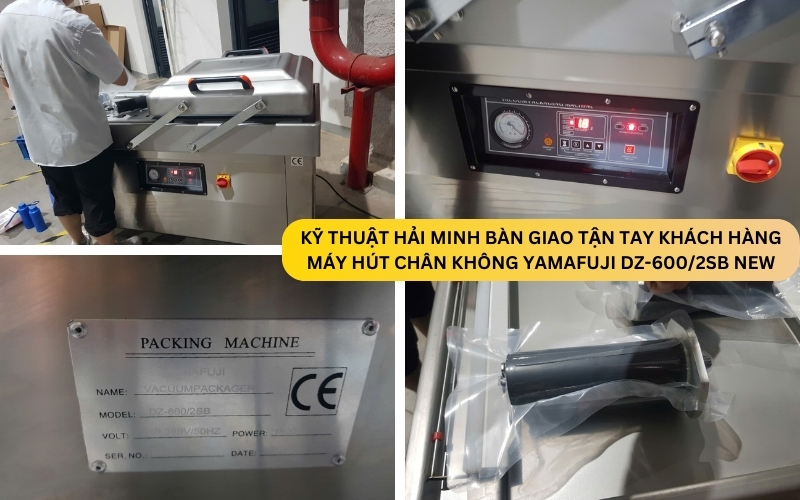 Máy hút chân không Yamafuji DZ-600/2SB New (inox 304)