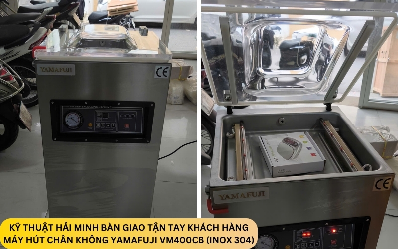 Máy hút chân không Yamafuji VM400CB (inox 304)
