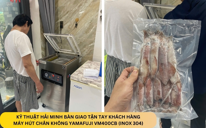 Máy hút chân không Yamafuji VM400CB (inox 304)