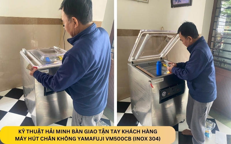 Máy hút chân không Yamafuji VM500CB (inox 304)