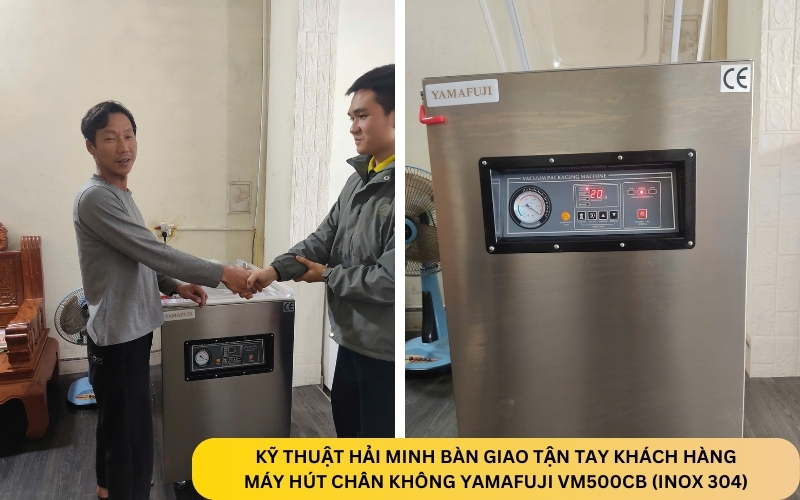 Máy hút chân không Yamafuji VM500CB (inox 304)