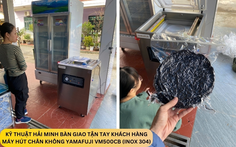 Máy hút chân không Yamafuji VM500CB (inox 304)