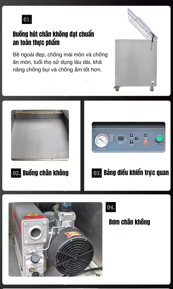 Máy hút chân không công nghiệp Yamafuji VM-8060EA