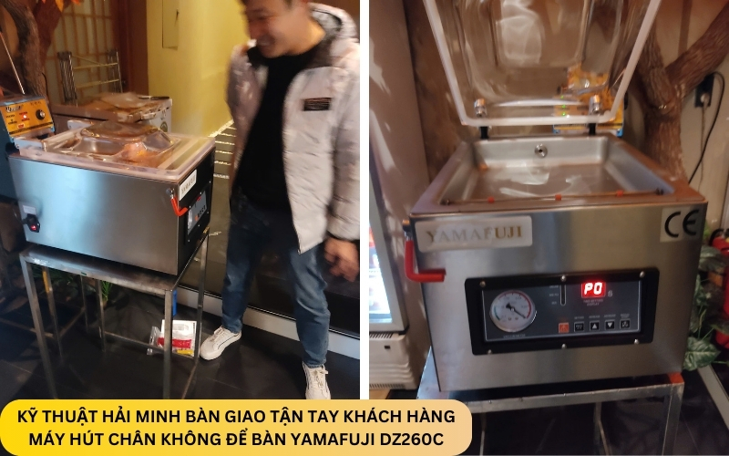 Máy hút chân không để bàn Yamafuji DZ260C