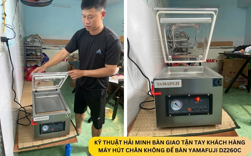 Máy hút chân không để bàn Yamafuji DZ260C