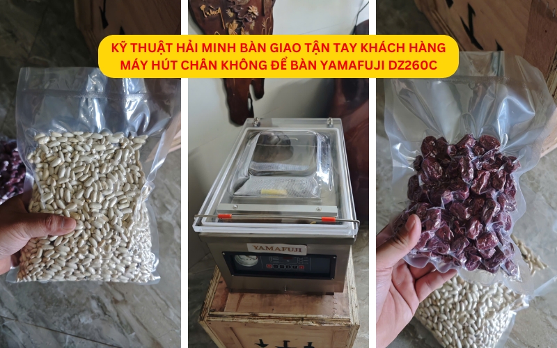 Máy hút chân không để bàn Yamafuji DZ260C