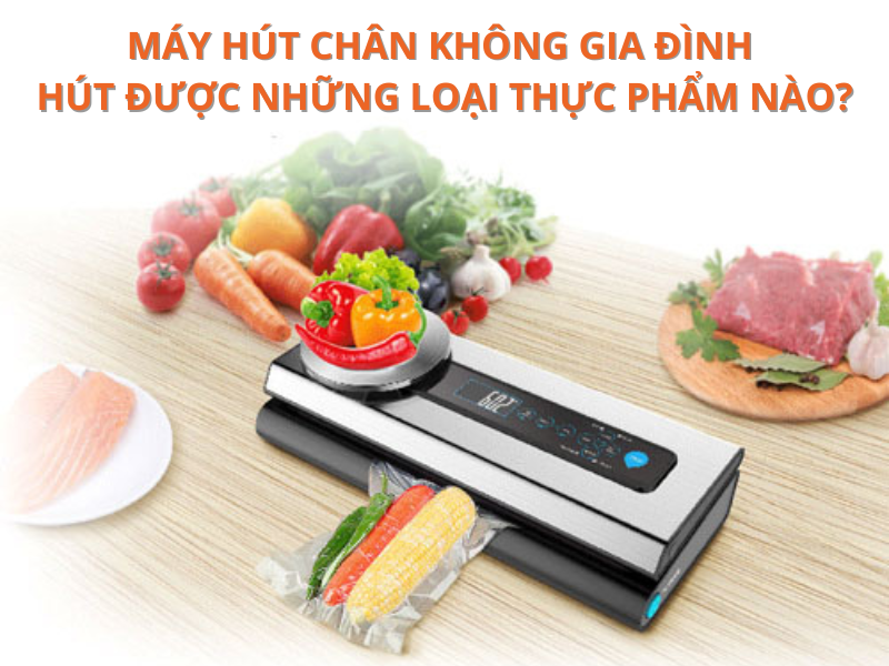 Máy hút chân không gia đình hút được những loại thực phẩm nào
