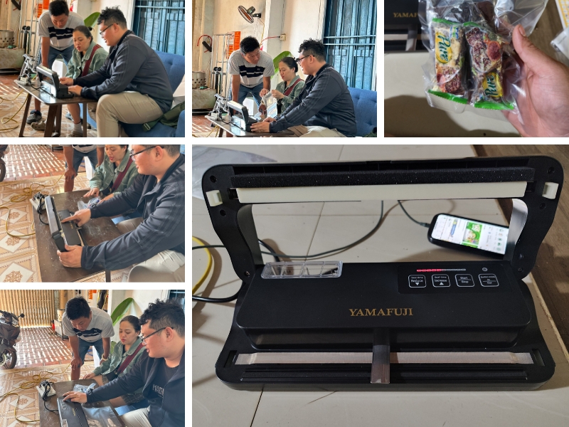 Máy hút chân không không kén túi Yamafuji DZ-290A