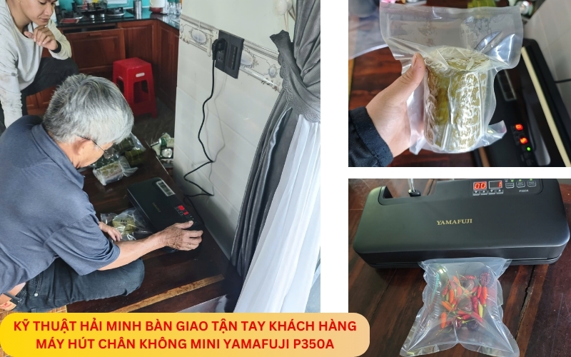 Máy hút chân không mini Yamafuji P350A