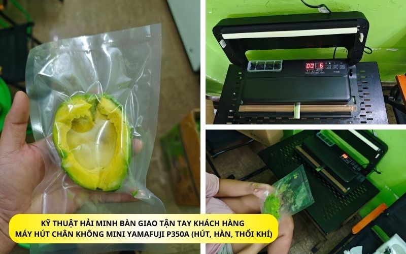 Máy hút chân không mini Yamafuji P350A (Hút, hàn, thổi khí)