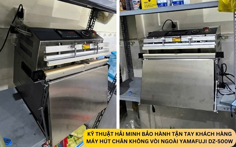 Máy hút chân không vòi ngoài Yamafuji DZ-500W