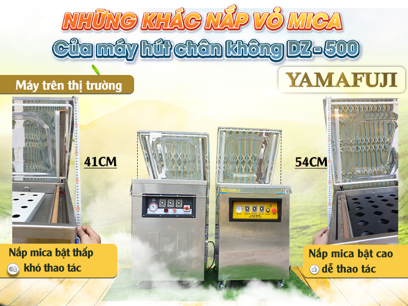 Những điểm khác nhau về nắp mở mica dz500