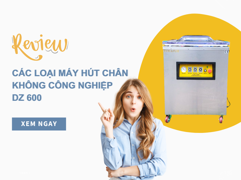 Review Các Loại Máy Hút Chân Không Công Nghiệp DZ 600