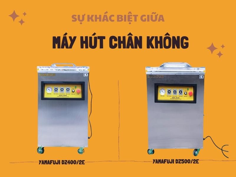 Sự khác biệt giữa máy hút chân không DZ-400/2E và DZ-500/2E