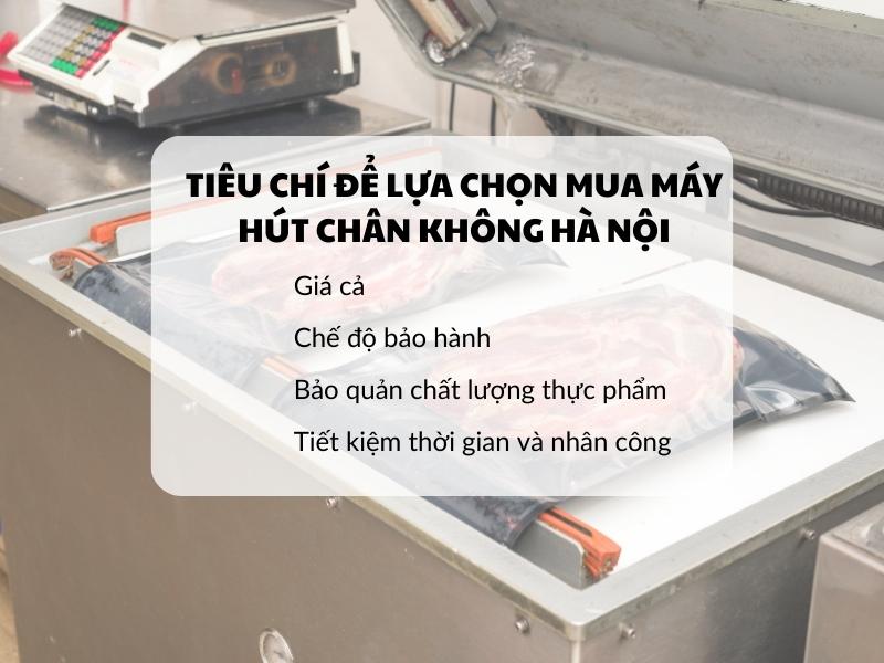 Tiêu chí lựa chọn máy đon gói hút chân không Hà Nội chất lượng
