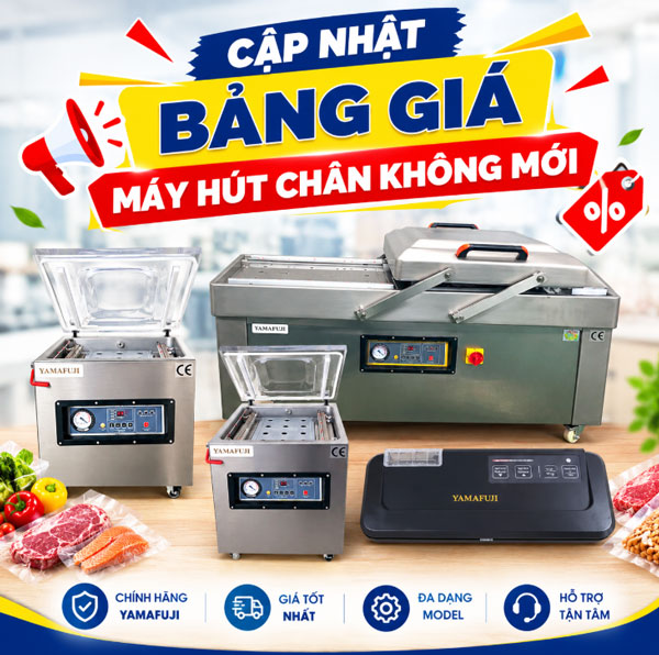 Cập nhật bảng giá máy hút chân không mới