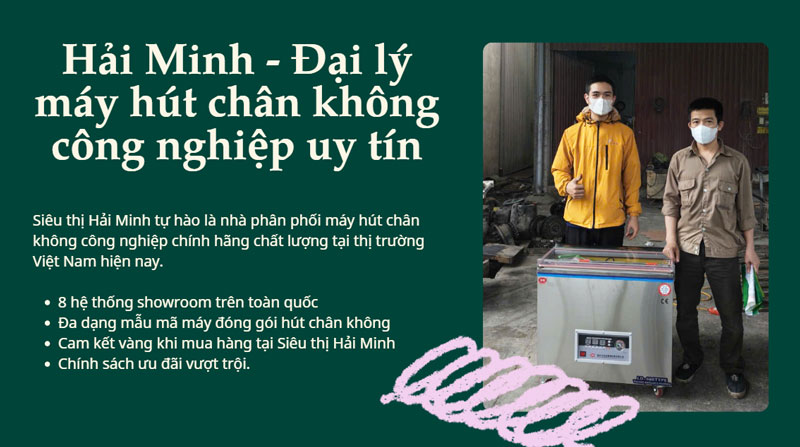 Địa chỉ bán máy hút chân không công nghiệp uy tín
