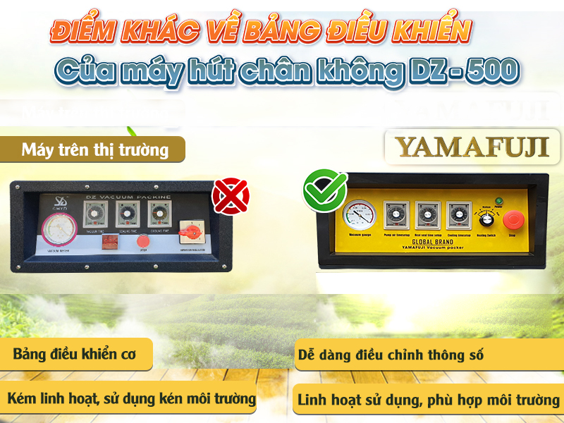 điểm khac về bảng điêu khiển dz500