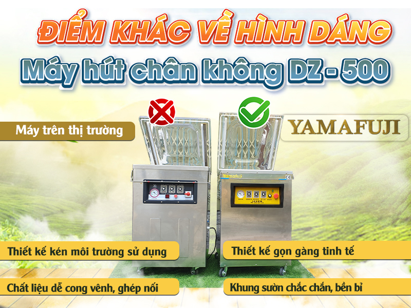 điểm khác về thiết kế hình dáng dz500