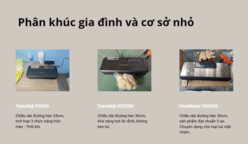 Top 5+ máy hút chân không đáng đầu tư nhất 2026