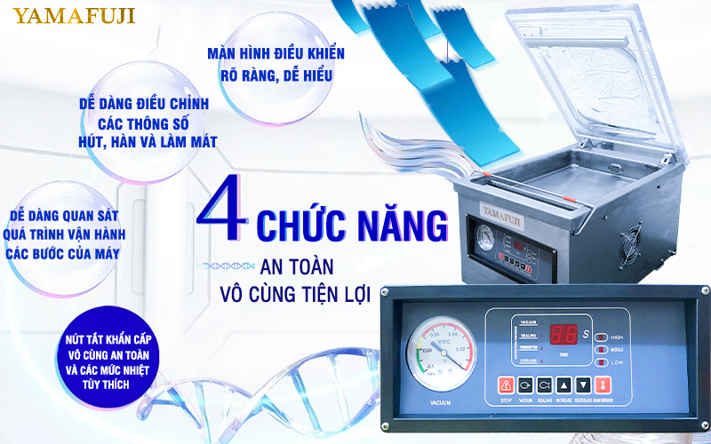 màn hình điều khiển máy hút chân không  Yamafuji DZ260C