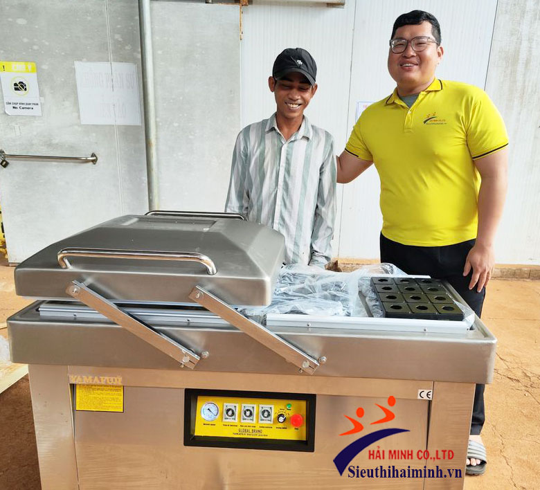  máy hút chân không 2 buồng chất lượng công suất lớn 