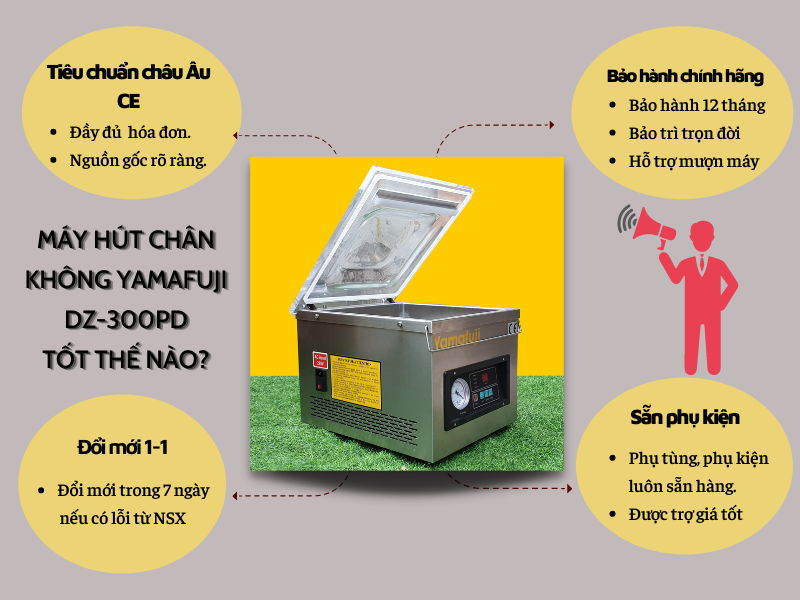 Máy ép chân không bán công nghiệp DZ-260A3