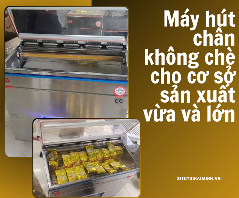 Máy hút chân không chè cho cơ sở sản xuất vừa và lớn