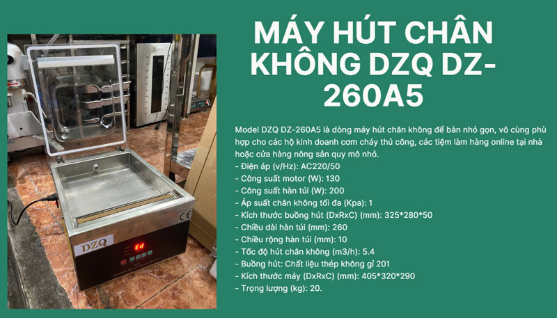 Review 3 model máy hút chân không cơm cháy theo quy mô