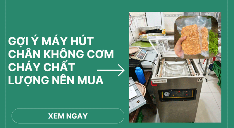 Gợi ý máy hút chân không cơm cháy chất lượng nên mua