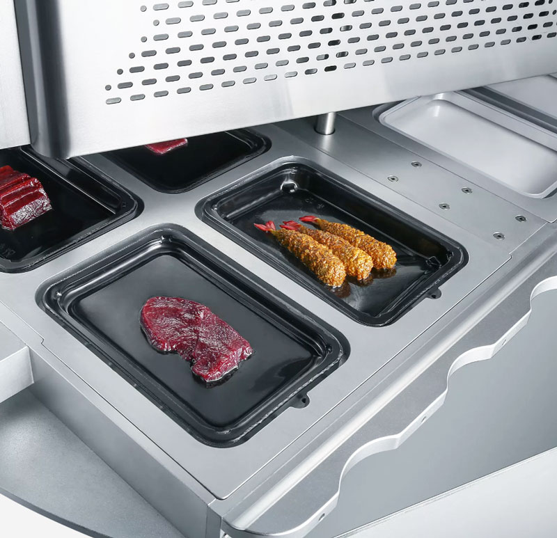 Thông tin chung về máy hút chân không dán miệng khay