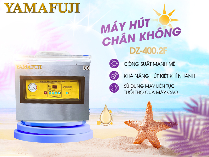 máy hút chân không để bàn DZ-4002F cho hiệu quả hút chân không cực kỳ tốt