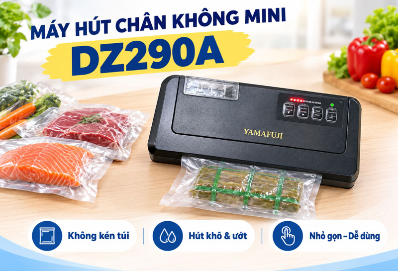 Máy hút chân không mini DZ290A (không kén túi)
