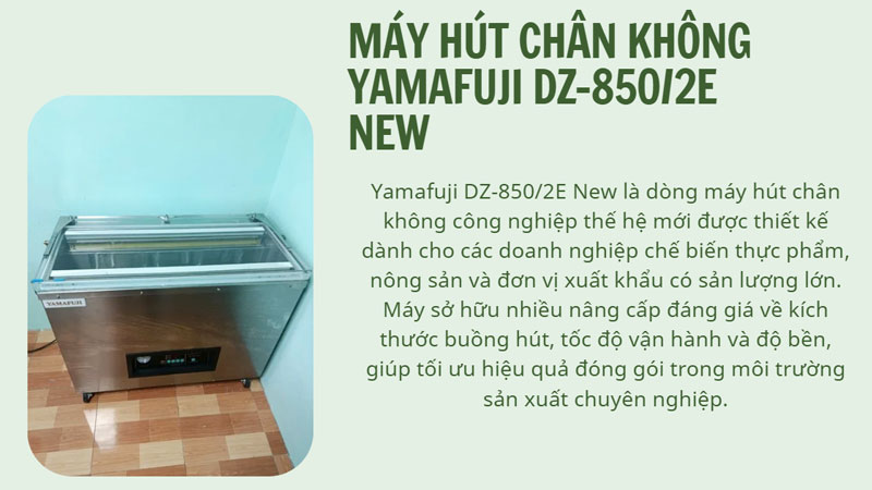 Model máy hút chân không nông sản siêu HOT hiện nay