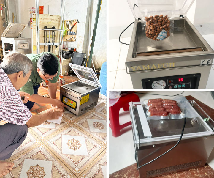 Máy hút chân không Yamafuji DZ-260A3 (Inox 201)