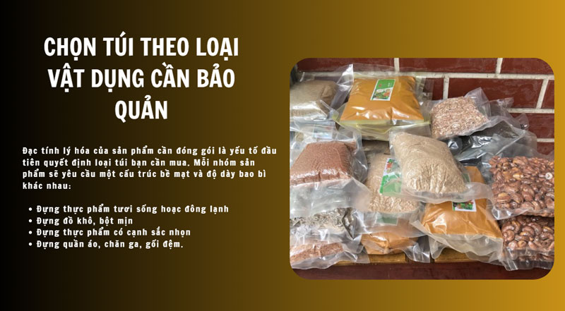 Mẹo chọn túi hút chân không phù hợp