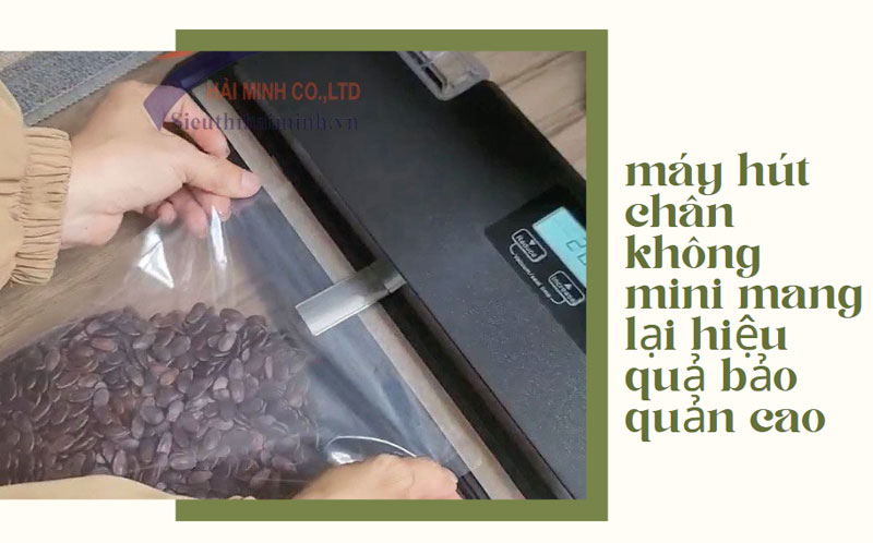 Máy hút chân không đóng vai trò quan trọng trong việc bảo quản thực phẩm