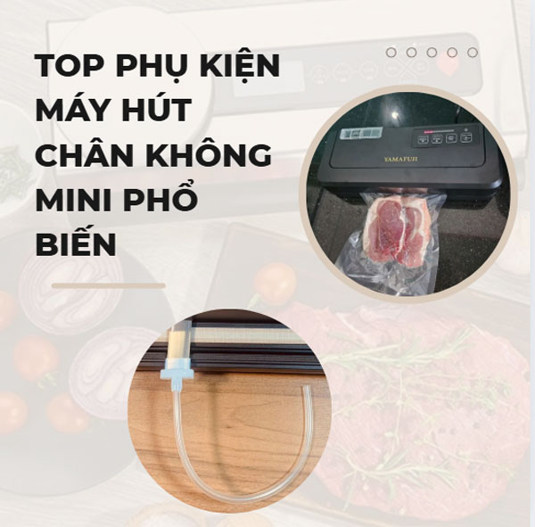 Top phụ kiện máy hút chân không mini phổ biến