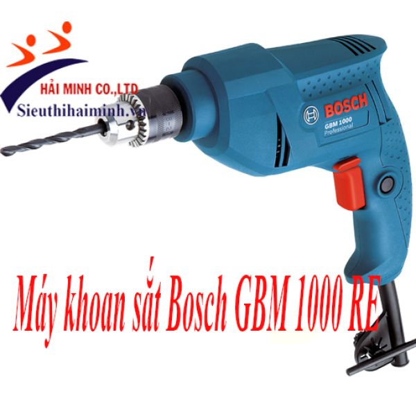 Photo - Máy khoan sắt Bosch GBM 1000 RE (350W)
