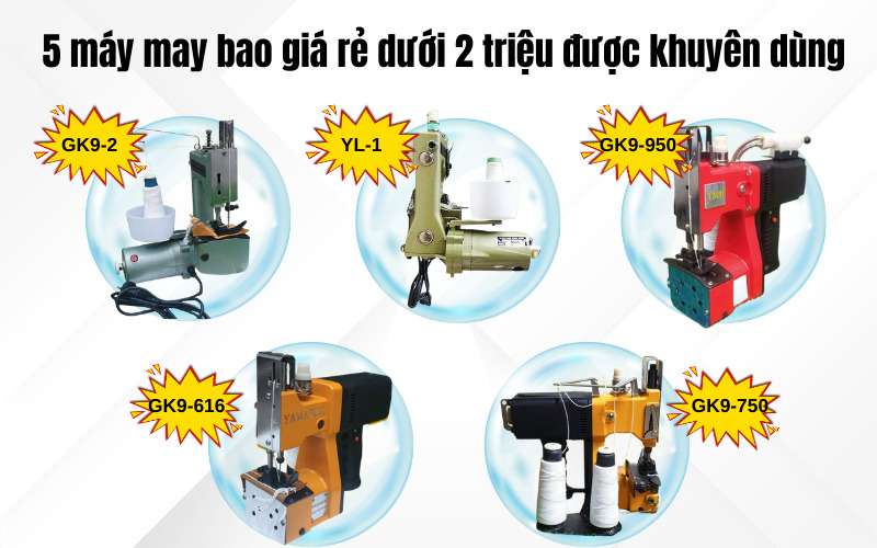 5 máy may bao giá rẻ dưới 2 triệu được khuyên dùng