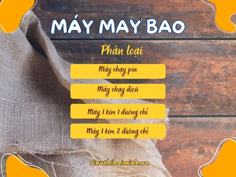 Phân loại máy may bao