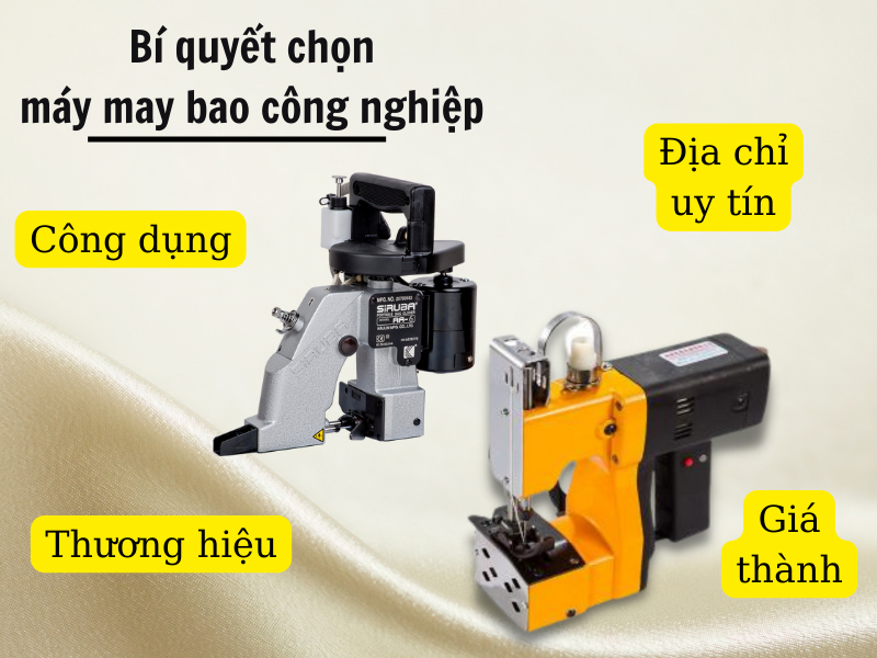 Bí quyết chọn máy may bao công nghiệp
