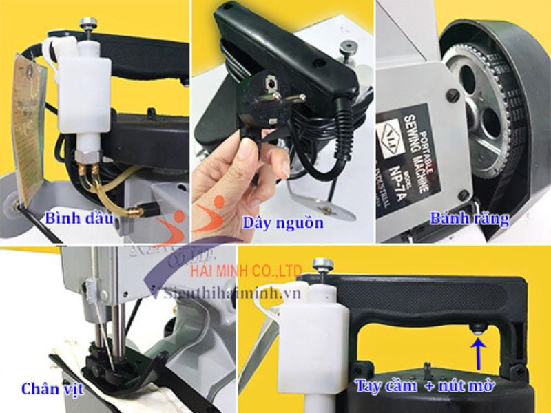 Các bộ phận máy may bao NewLong NP7A 