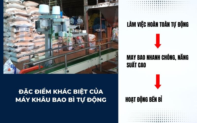 Đặc điểm khác biệt của máy khâu bao bì tự động