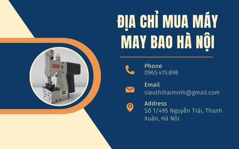 Địa chỉ mua máy may bao chất lượng, giá rẻ tại Hà Nội