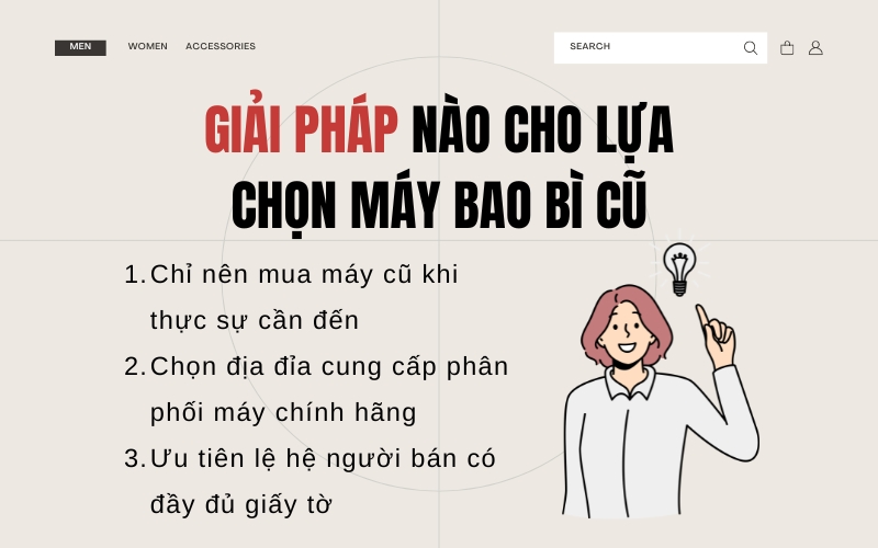  Giải pháp nào cho lựa chọn máy bao bì cũ