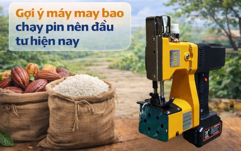 Gợi ý máy may bao chạy pin nên đầu tư hiện nay
